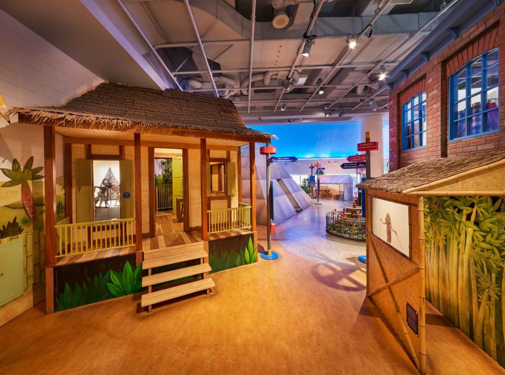 The Canadian Museum of History in Ottawa is a prominent museum that showcases various exhibits, including a captivating wooden house and huts.