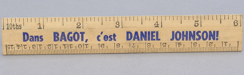 Promotional ruler, around 1958. Canadian Museum of History