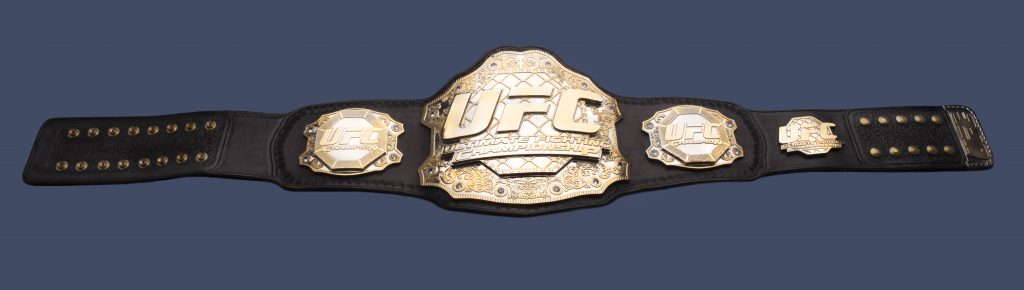 Ceinture titre du championnat UFC 94 gagnée par Georges St-Pierre