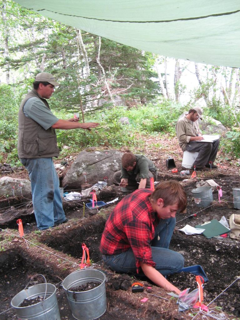 Dr. Betts in the field.