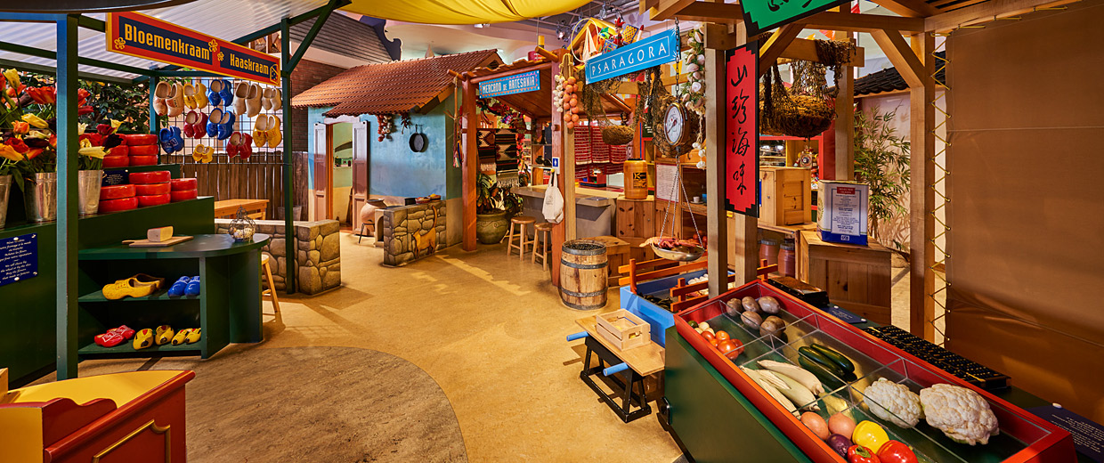 A room filled with a multitude of different items in the Canadian Museum of History in Ottawa.