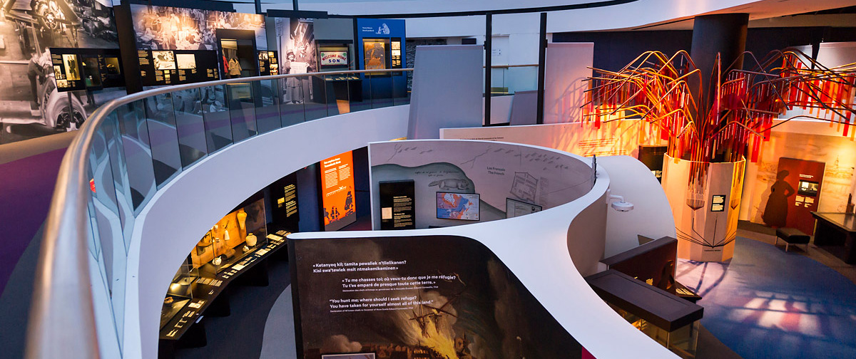 The Canadian Museum of History, located in Ottawa, is home to numerous exhibits and features a stunning spiral staircase.