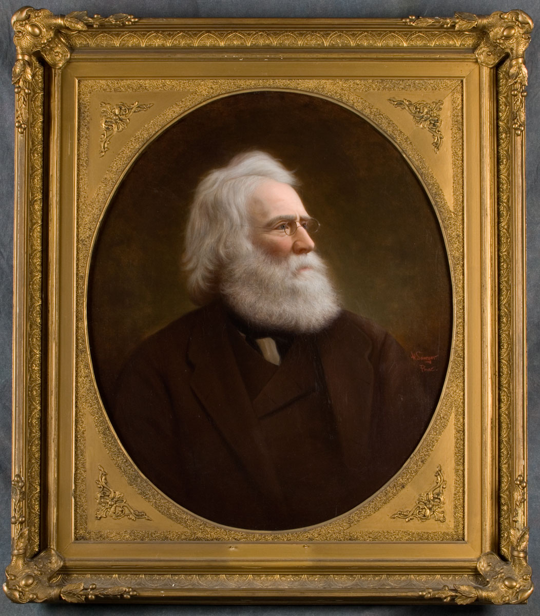 A portrait of William Logan displayed in the Canadian Museum of History in Ottawa.