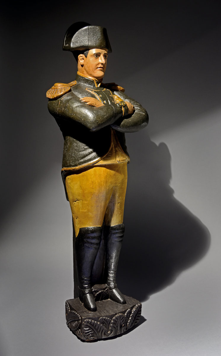 A statue of a man in a military uniform can be found at the Canadian Museum of History in Ottawa.