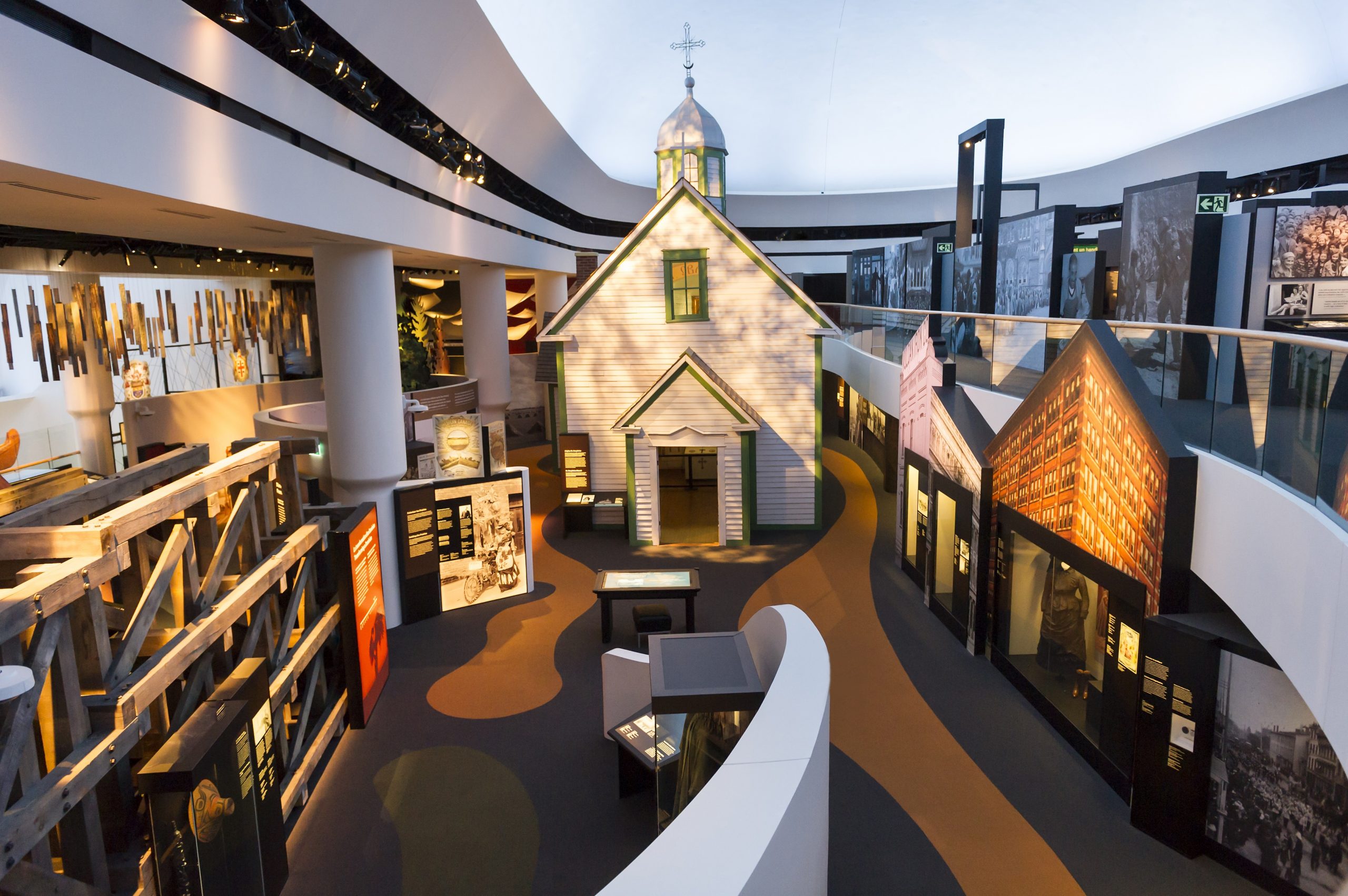 The Canadian Museum of History in Ottawa showcases the interior of a church and other enchanting items.