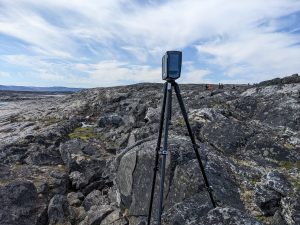 One of the laser scanners at Qajartalik 