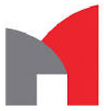 A red and grey logo with the letter m for the Canadian Museum of History, located in Ottawa.