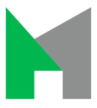 A green and gray logo for the Canadian Museum of History in Ottawa, featuring the letter m.