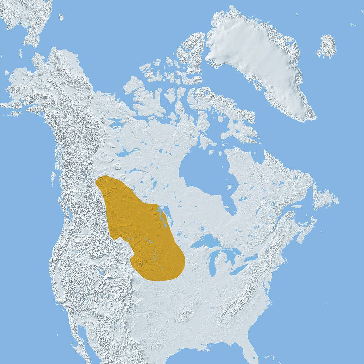 A map of Canada showcasing the Canadian Museum of History in Ottawa with a highlighted yellow area.